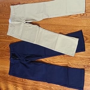 Childrens Place skinny Chino uniform pants sz 6x/7